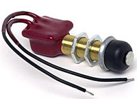 Push-Button Switch, Normally On, Sealed, with Rubber Cap